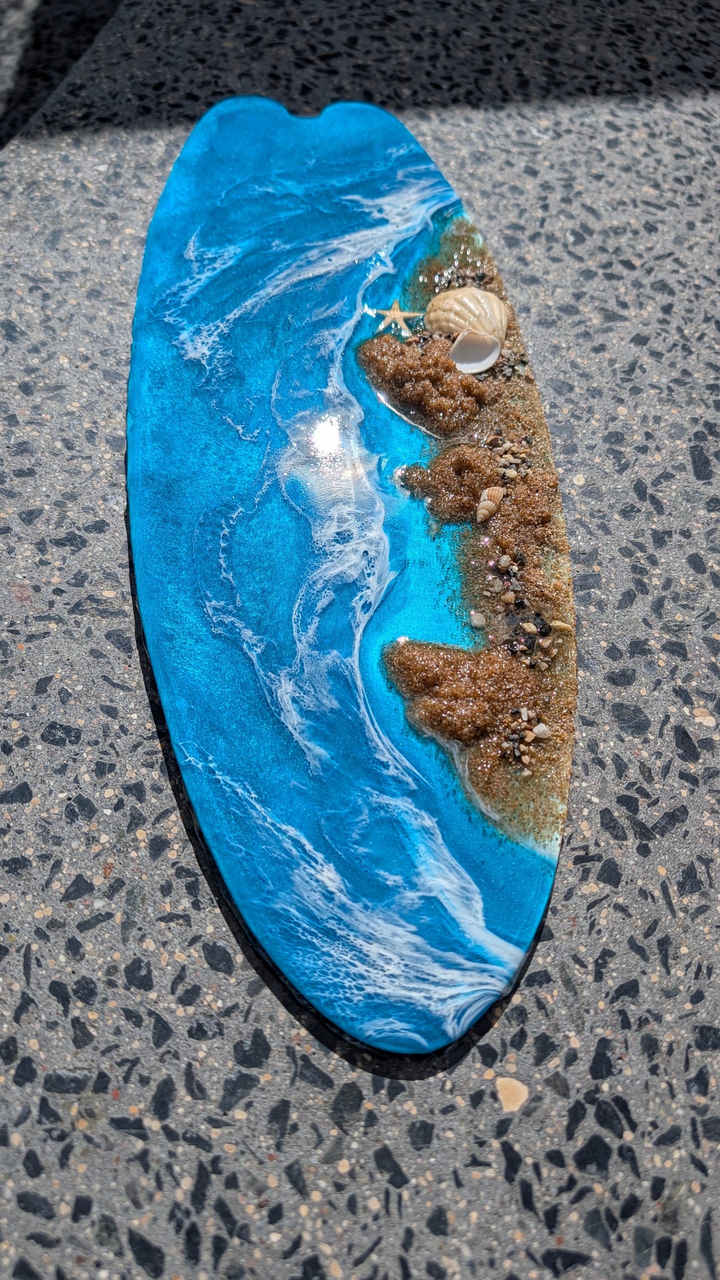 Mini Surfboard Nicole's paint Escape