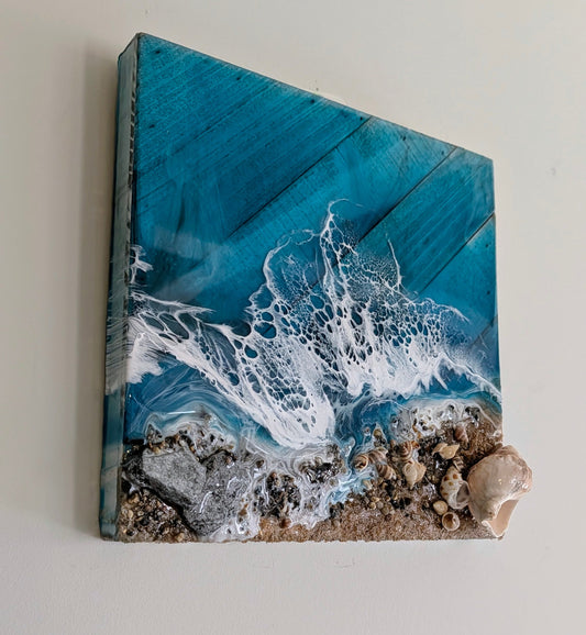 Coastal "Boardwalk" style mini Nicole's paint Escape