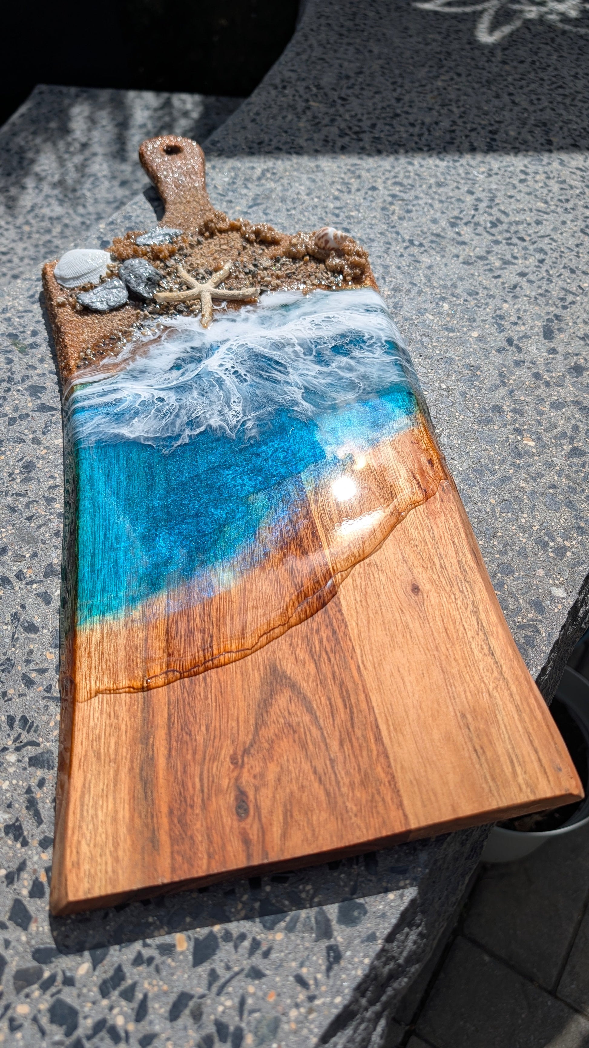 Coastal Charcuterie Board Nicole's paint Escape