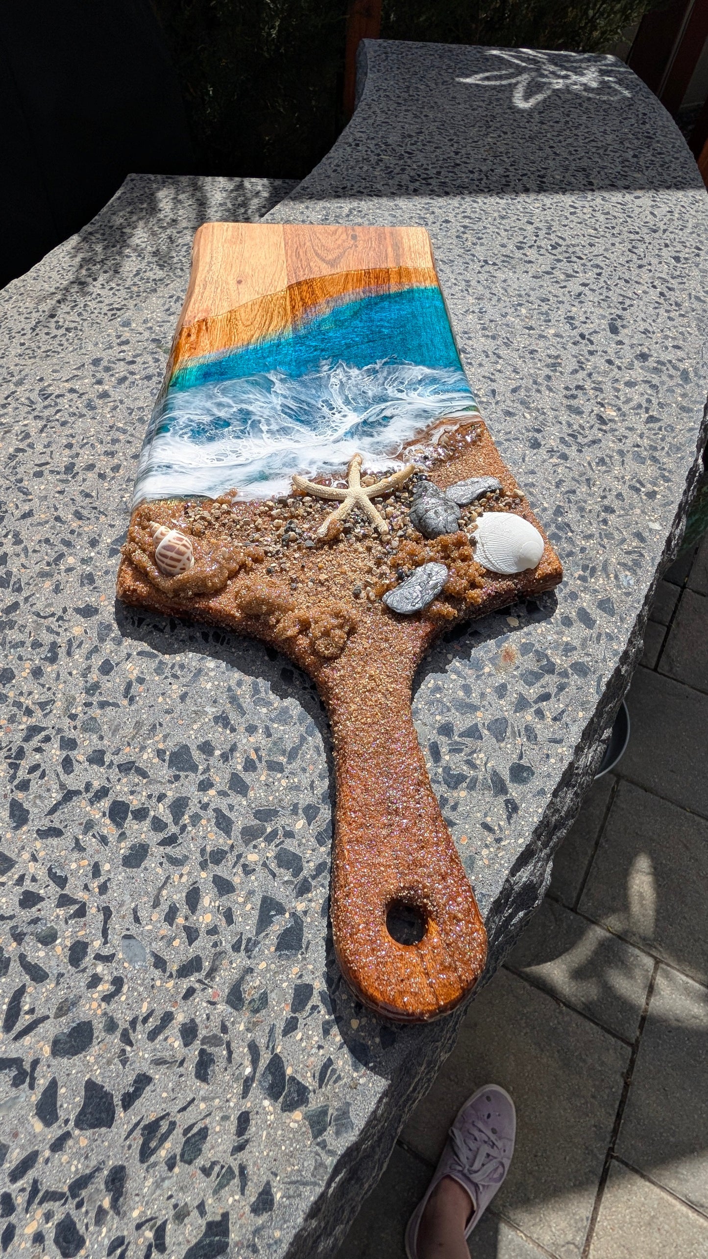 Coastal Charcuterie Board Nicole's paint Escape
