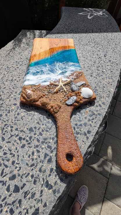 Coastal Charcuterie Board Nicole's paint Escape