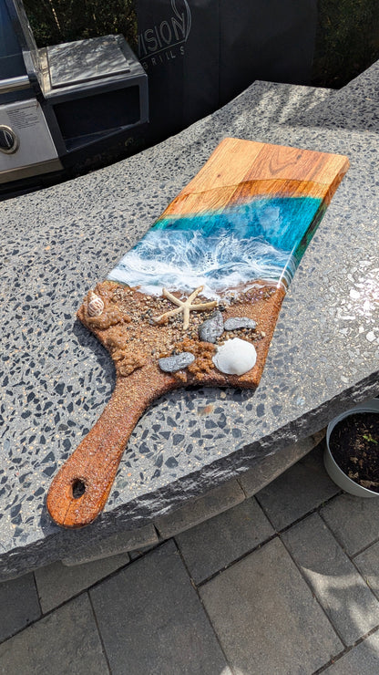 Coastal Charcuterie Board Nicole's paint Escape