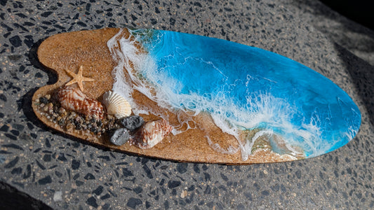 Mini Surfboard Nicole's paint Escape