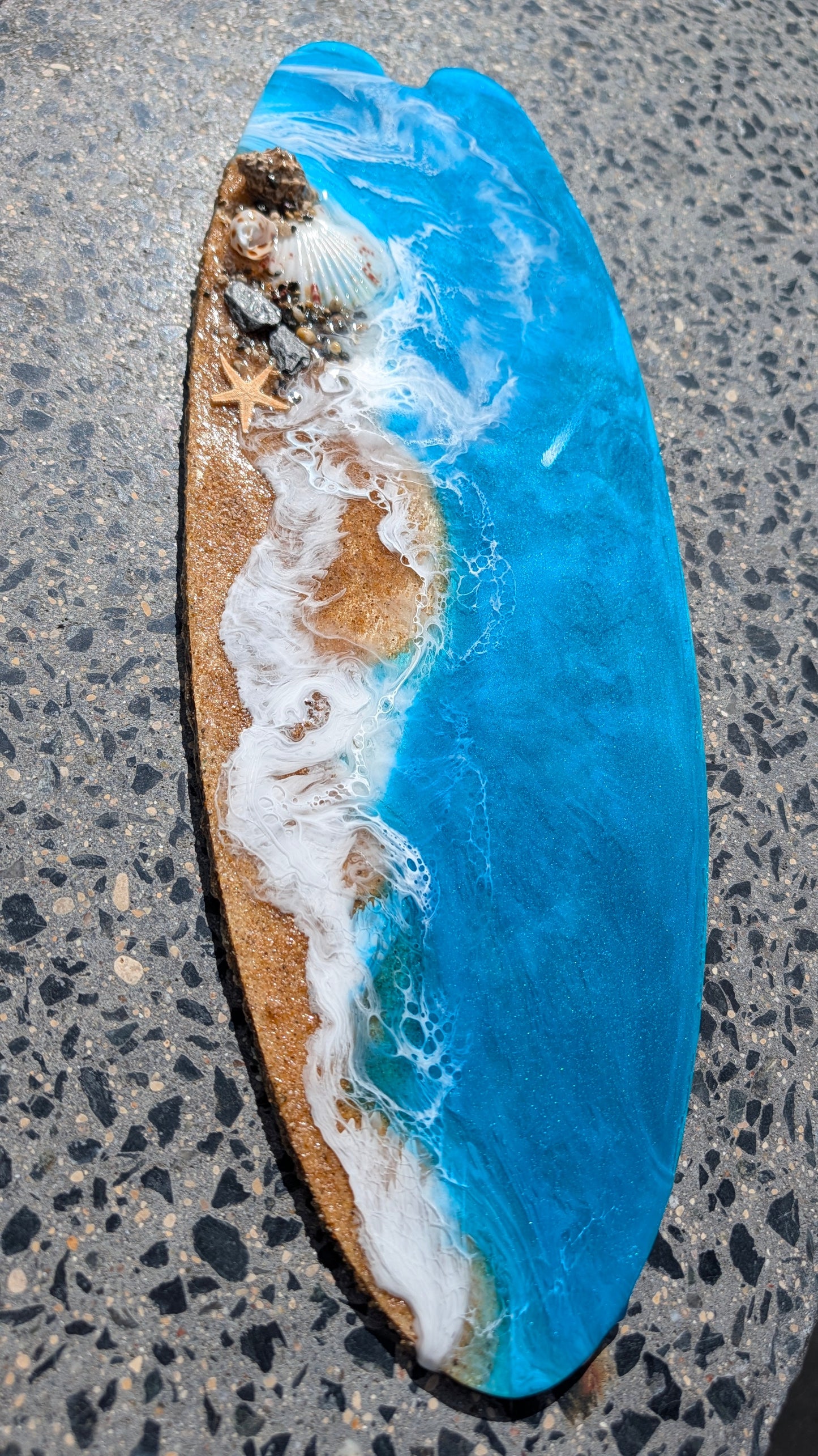 Mini Surfboard Nicole's paint Escape