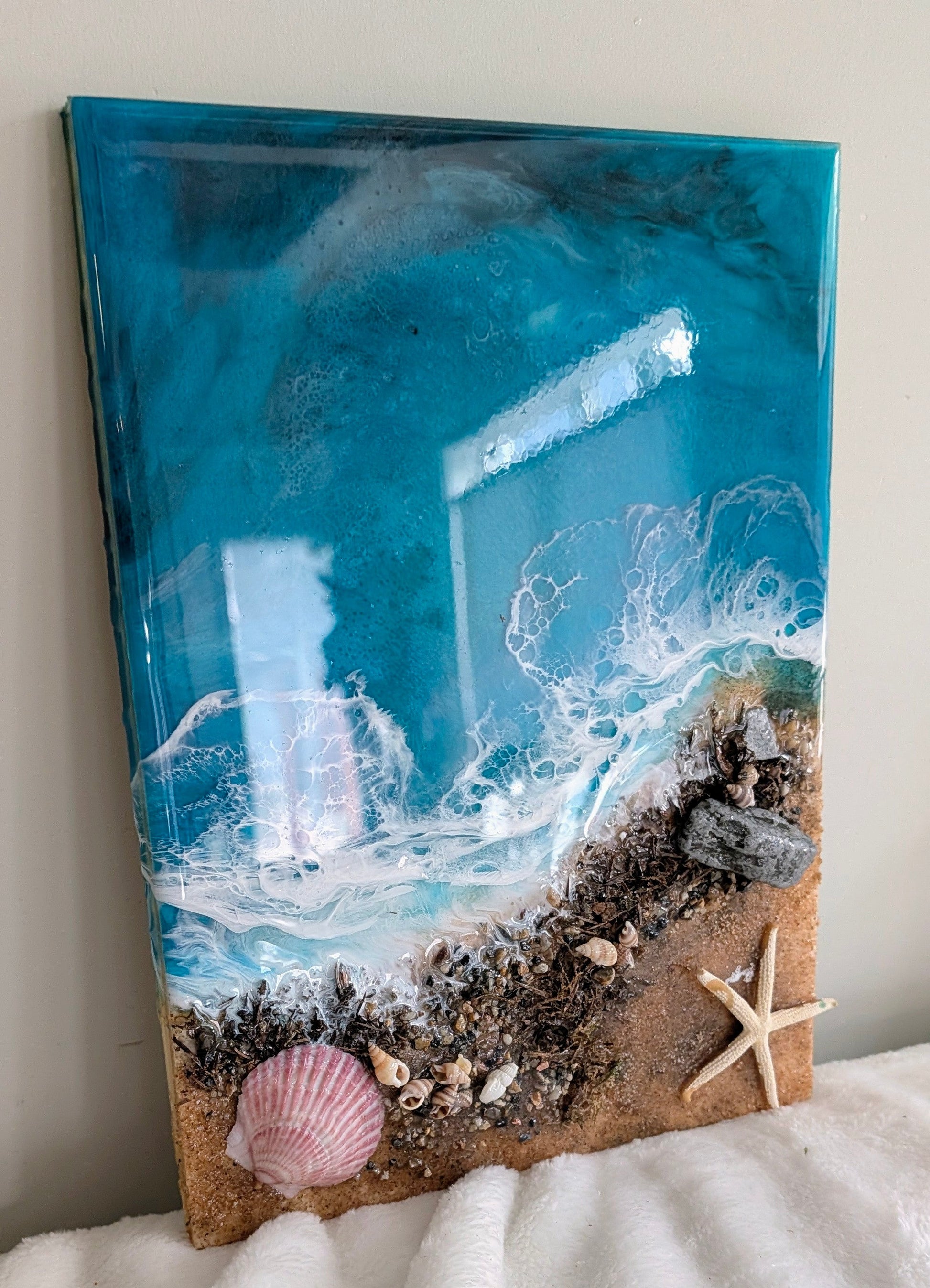 Coastal mini wall art Nicole's paint Escape