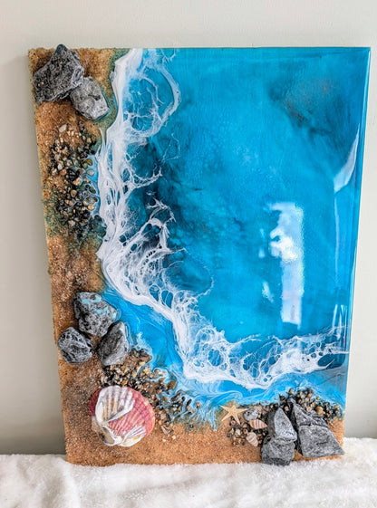 Mini Coastal wall art Nicole's paint Escape