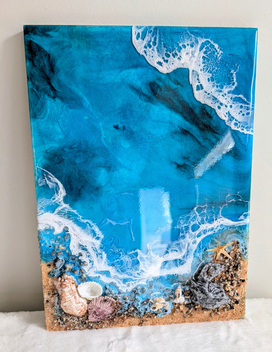 Mini Coastal wall art Nicole's paint Escape