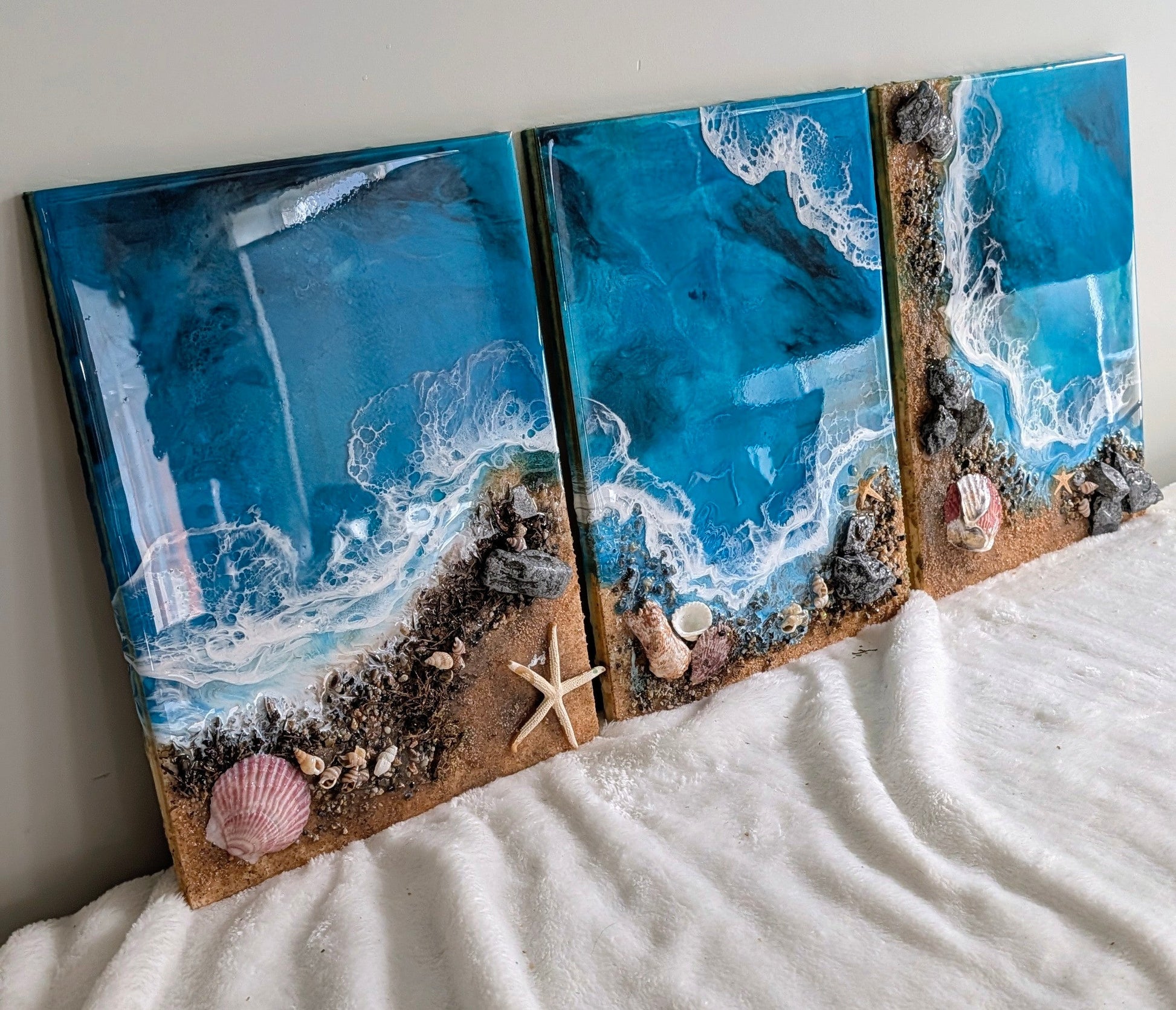 Coastal mini wall art Nicole's paint Escape