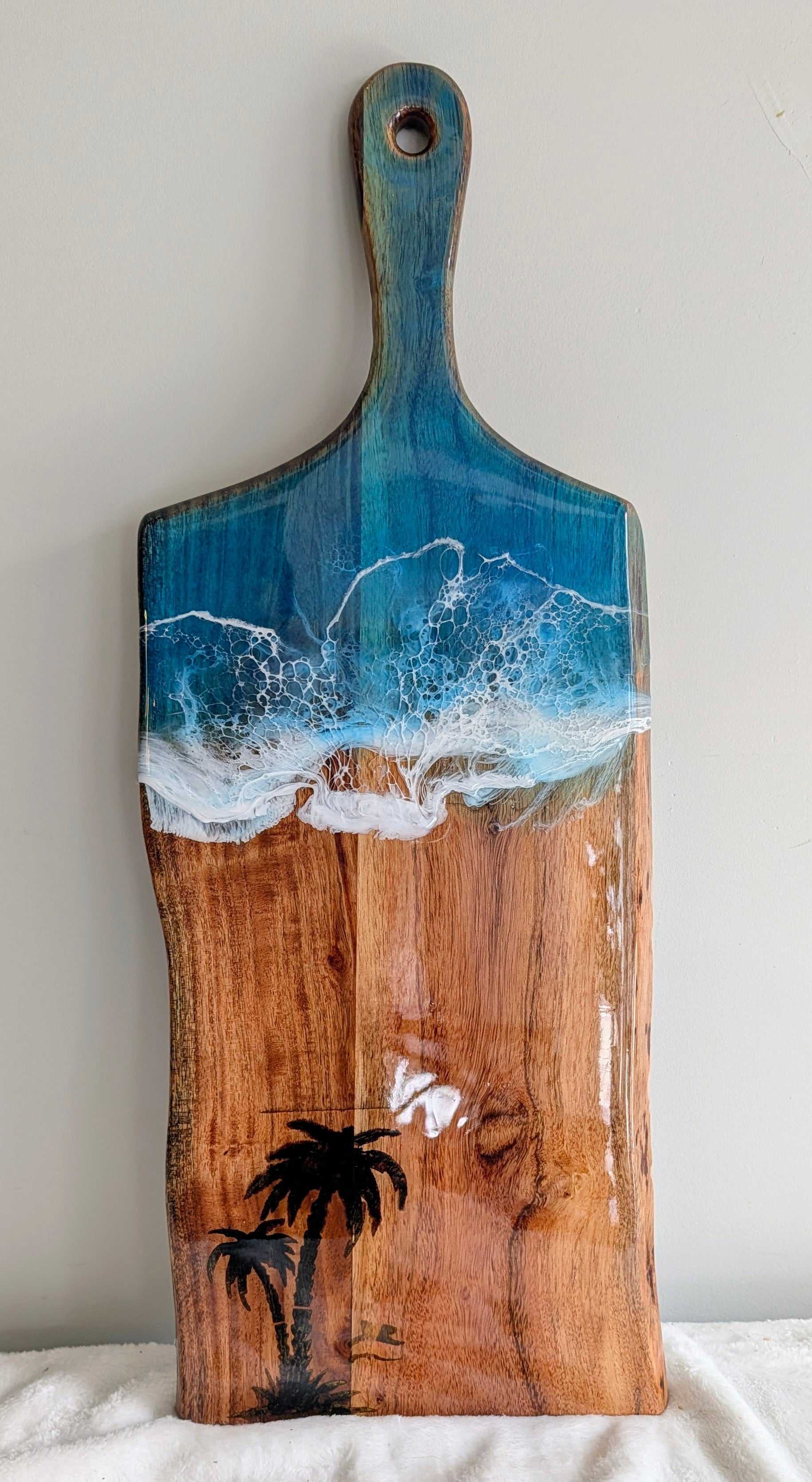 Coastal Charcuterie Board Nicole's paint Escape
