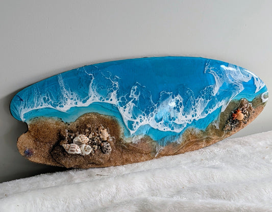 Mini Surfboard Nicole's paint Escape