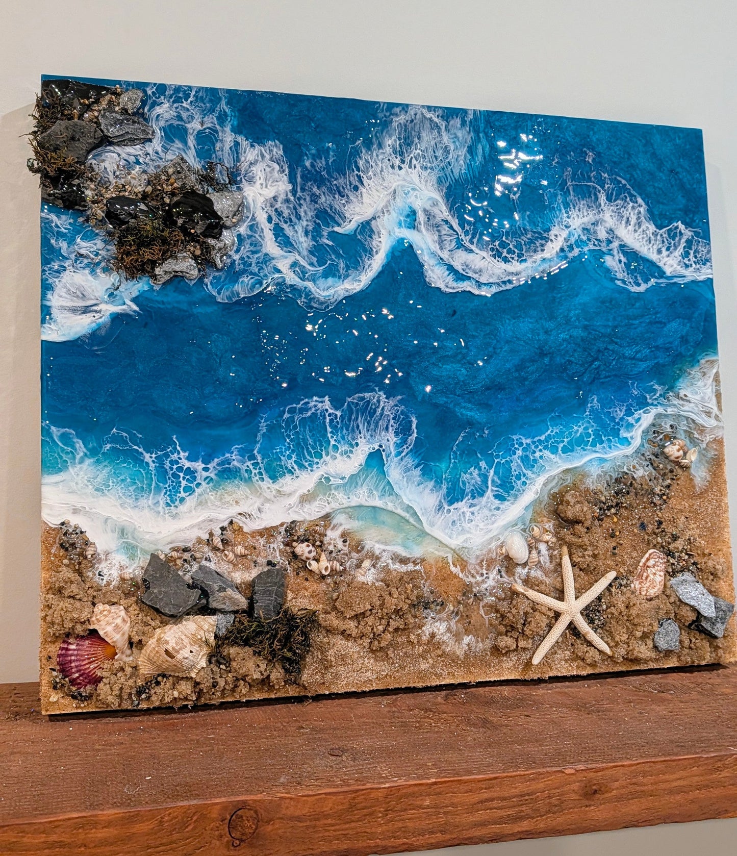 "Dancing Surf" Nicole's paint Escape