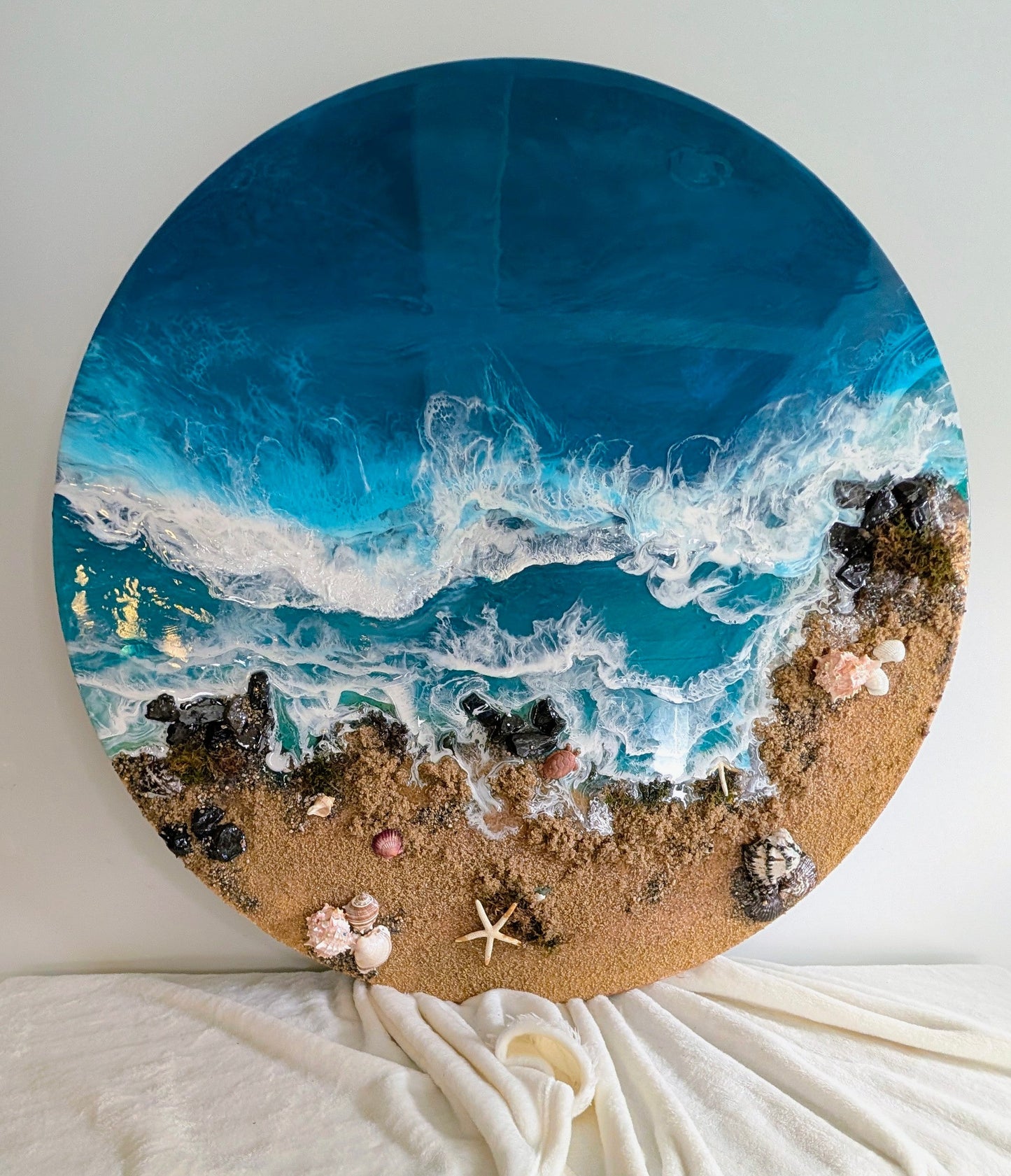 "Shoreline Rising" Nicole's paint Escape