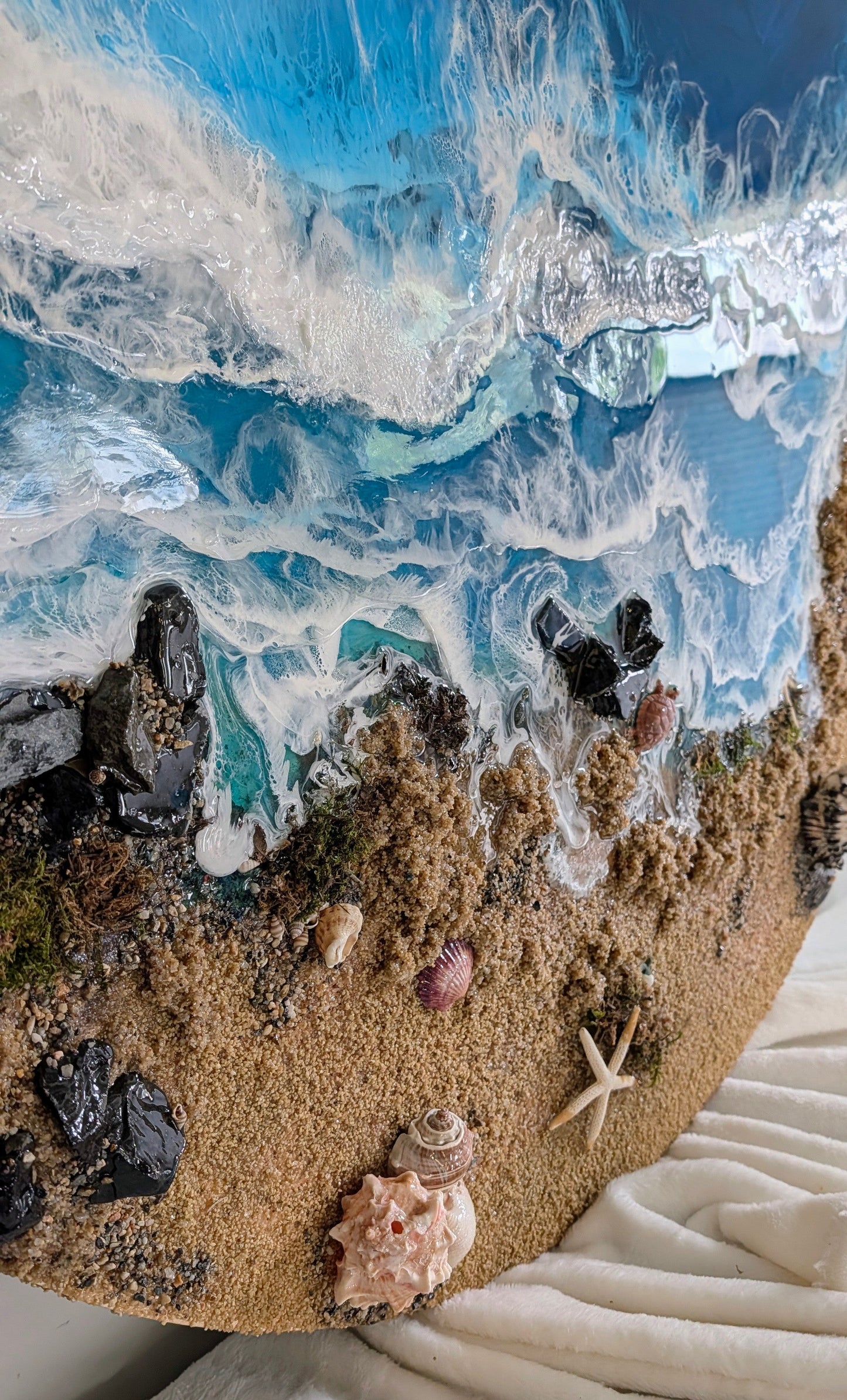 "Shoreline Rising" Nicole's paint Escape