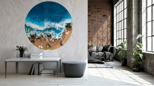 "Shoreline Rising" Nicole's paint Escape